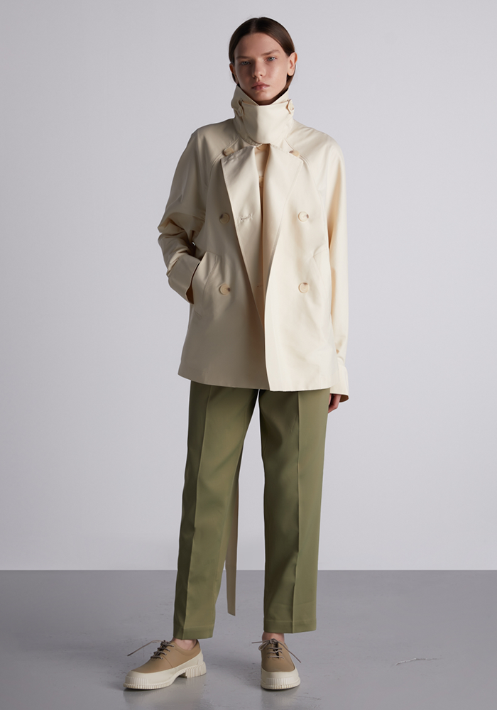 SHORT TRENCH COAT - Samay Collection